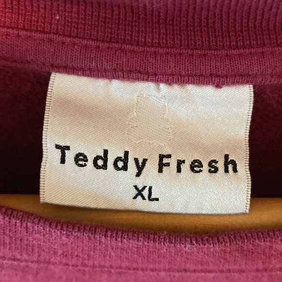 Maroon Teddy Fresh Bear Sweater XL - Picture 4 of 4